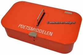 Brabantia poetsmiddelen. Blik, oranje