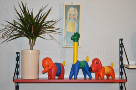 ZOO-IT-yourself perro de plástico vintage Tupperware Toys