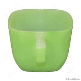 Green vintage Arcopal France Opale soup cup