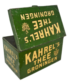 Bric-a-brac - Boîte de comptoir vintage ou boîte d'épicerie de Karhrel's Thee Groningen