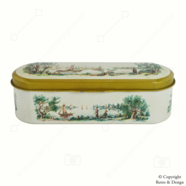 "Vintage Douwe Egberts Teelöffelbox von 1954 - Ein raffiniertes Schmuckstück für Teeliebhaber!"