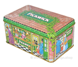 The Pickwick house. Vintage theeblik van Douwe Egberts voor Pickwick thee