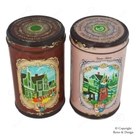 Set of Vintage Tins for Zaanse Koeken made by Albert Heijn