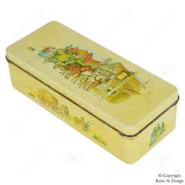 "Vintage Elegance: Luxurious Pickwick Tea Tin from the Douwe Egberts Heritage Period (1930-1970)"