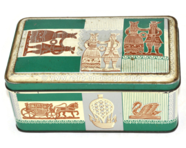 Vintage tin biscuit tin for biscuits from De Spar