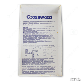 Crossword MB (1978) – Vintage Woordspel met Dobbelstenen