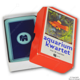 Vintage Aquarium Kwartet – Tropische Vissen (Jumbo 1967)