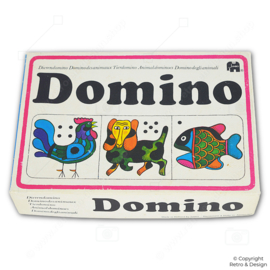 Kleurrijk Dierendomino van Jumbo – Flora & Fauna, 1975