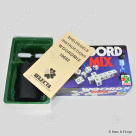 Woord Mix, een vintage woord-/dobbelspel van Selecta