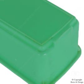 Caja de Verduras Vintage Tupperware "Easy Crisp", Panera, Contenedor de Almacenamiento en Verde Jade