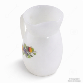 Jarra Arcopal Fruits de France – Jarra Vintage Francesa de Cristal Opalino para Agua / Zumo – 0,5 L