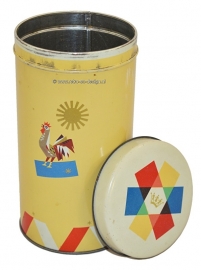 Vintage Caja de Galletas de la coop, de cincuenta