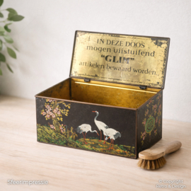 Lata GLIM Antigua – Caja de Pulimento – Publicidad Holandesa – 1920–1930