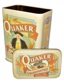 Vintage tin for Quaker oatmeal