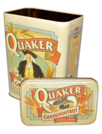 Lata vintage para Quaker oatmeal