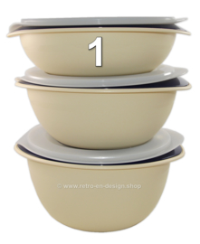 Tupperware ISO DUO serveerschaal 2,1L + 1,5L