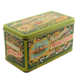 Vintage Italian tin made by D. Lazzaroni & C. for Biscuits