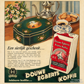 Vintage Douwe Egberts Pickwick Tea Tin – Bekkers Dordrecht – 1950s