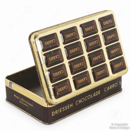 Vintage Driessen Carro’s chocoladeblik – reliëfdeksel