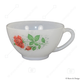 Taza de té de Arcopal France, con estampado Rose de France