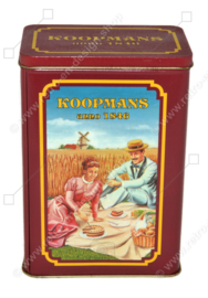 Rectangular tin for cake mix from Koopmans