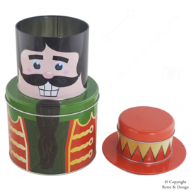 Figurine de Noël - Casse-noisette en métal - Ensemble de boîtes de rangement en trois pièces