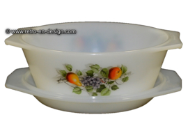 Fuente de horno, fuente tapada Arcopal 'Fruits de France' Ø 17,5 cm