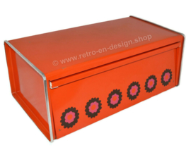 Boîte à pain orange et conteneurs de stockage, design Patrice van Uden, marque Brabantia