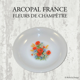Arcopal France. Fleurs de Champêtre. plato sopero Ø 21 cm.