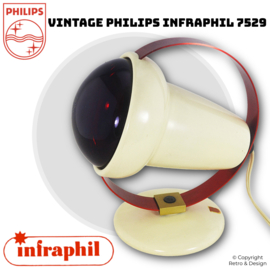 Lampe Chauffante Philips Infraphil 7529 – Lampe Infrarouge Vintage des Années 1950