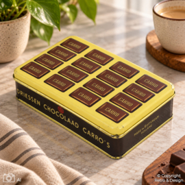 Vintage Driessen chocoladeblik Carro’s – Rotterdam – ca. 1925–1950
