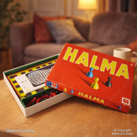 Halma Bordspel – Jumbo – 1982 – Strategisch Klassiek Spel