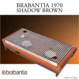 "Nostalgisch en Praktisch: Ontdek de vintage Brabantia Rechaud in Shadow-Bruin!"