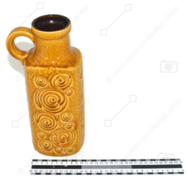 Vintage earthenware West-Germany vase by Scheurich model Jura, no. 482-28