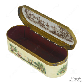 Teatime: Vintage Douwe Egberts Löffelbox von 1954 - Ein zeitloser Schatz für Teeliebhaber!