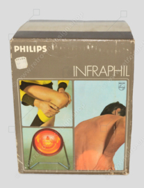 Vintage Infraphil HP3608 infrared heat lamp by Philips