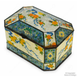 Boîte Vintage Baret Ware N°114 – Coffret Octogonal Art Nouveau / Art Déco – Angleterre Années 1930