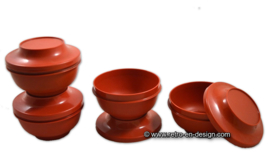 Conjunto vintage de cuencos Tupperware Pagode