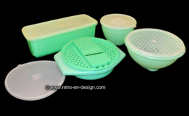 Vintage Tupperware jaren '60 - '70 keuken set