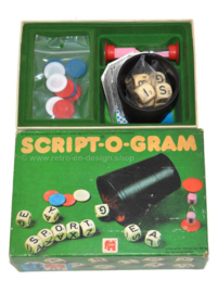 Script-O-Gram, jeu de mots vintage • Jumbo • 1978