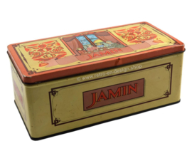 Vintage blik voor koek van Jamin