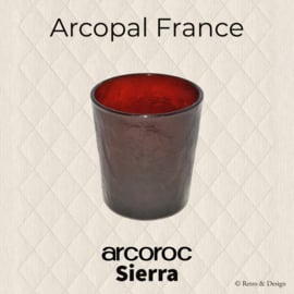 Arcoroc Sierra Glassware, drinking glasses in ruby red