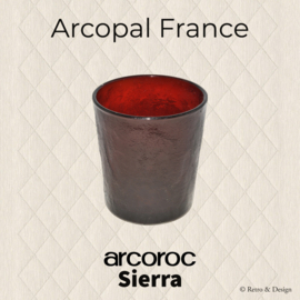 Arcoroc Sierra Vaso de beber en rojo rubí