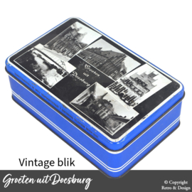 Vintage Cookie Tin: Greetings from Doesburg - A Historical Collector's Item