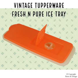 "Vintage Eleganz: Tupperware Fresh N Pure Eiswürfelform von 1998 - Stilvolle Bequemlichkeit für Eiswürfel!"