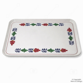 Boch Belgium Boerenbont Melamine Tray – Vintage Serving Tray