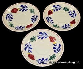 Pastry plates 'Boerenbont' BOCH Belgium