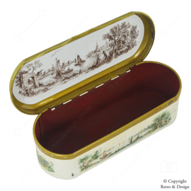 Vintage Tea Spoon Box by Douwe Egberts from 1954 - An Elegant Collectible for Tea Lovers!