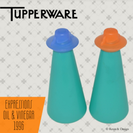 Vintage Tupperware Expressions oil and vinegar / cruet-set