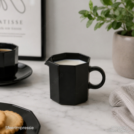 Arcoroc France Octime black, Creamer or Milk jug